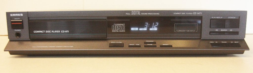 Erres CD-Speler / Full Digital Sound Processing / Belgium, Ophalen of Verzenden, Zo goed als nieuw, Overige merken