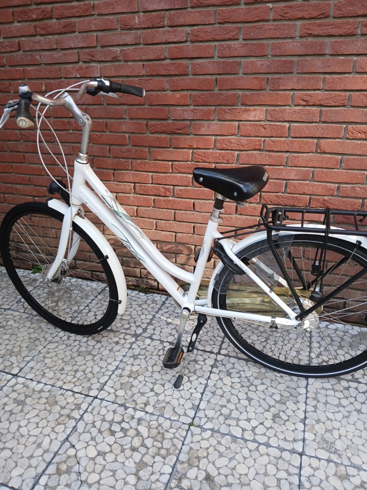 mooie trek dames fiets., 47 tot 50 cm, Versnellingen, Zo goed als nieuw, Schijfrem
