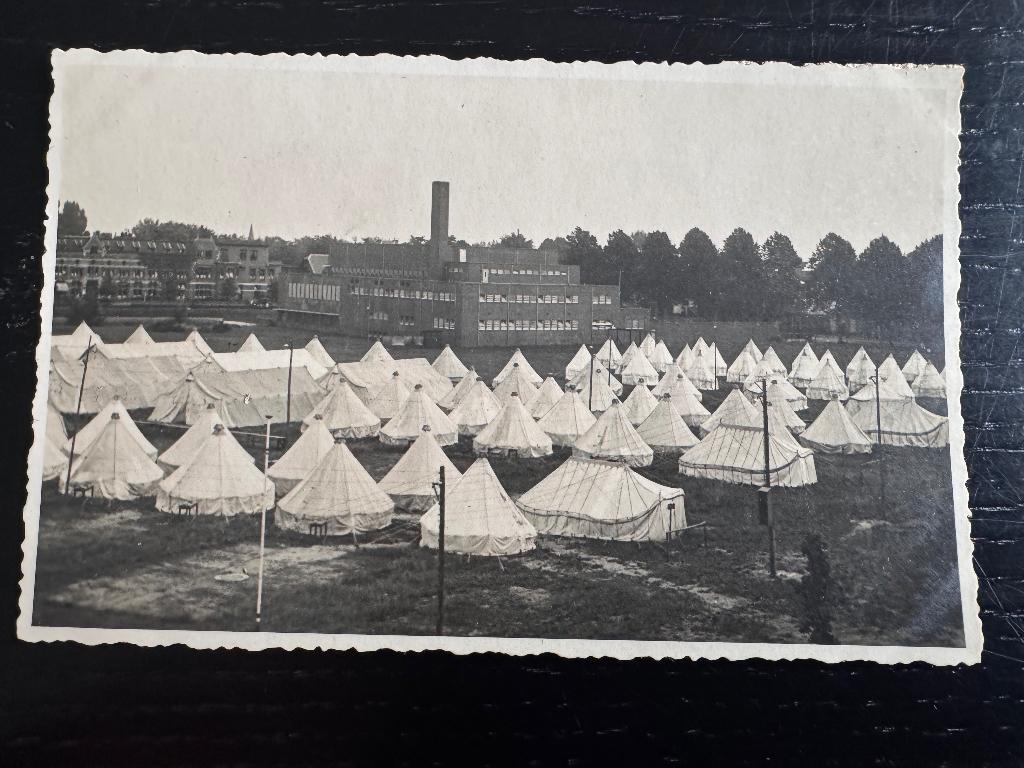 fotokaart tentenkamp Stilobad Zwolle? mobilisatie WO 1 ?, Verzenden, Voor 1920, Ongelopen, Overijssel