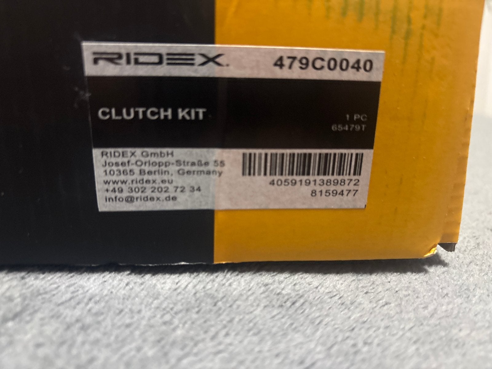 RIDEX Koppelingsset 479C0040 voor Opel Astra H GTC, Ophalen, Nieuw, Opel