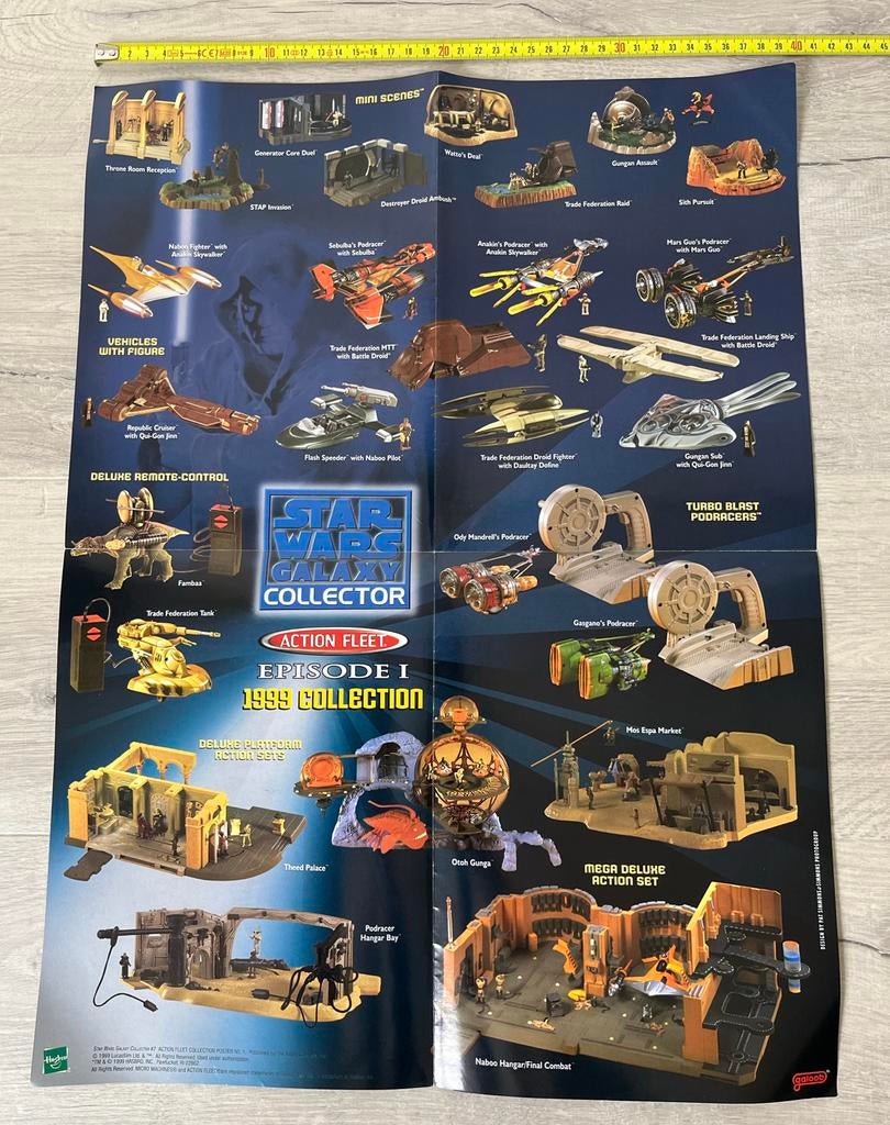 Star Wars Episode I Collector poster, Verzamelen, Star Wars, Ophalen of Verzenden, Gebruikt, Boek of Poster