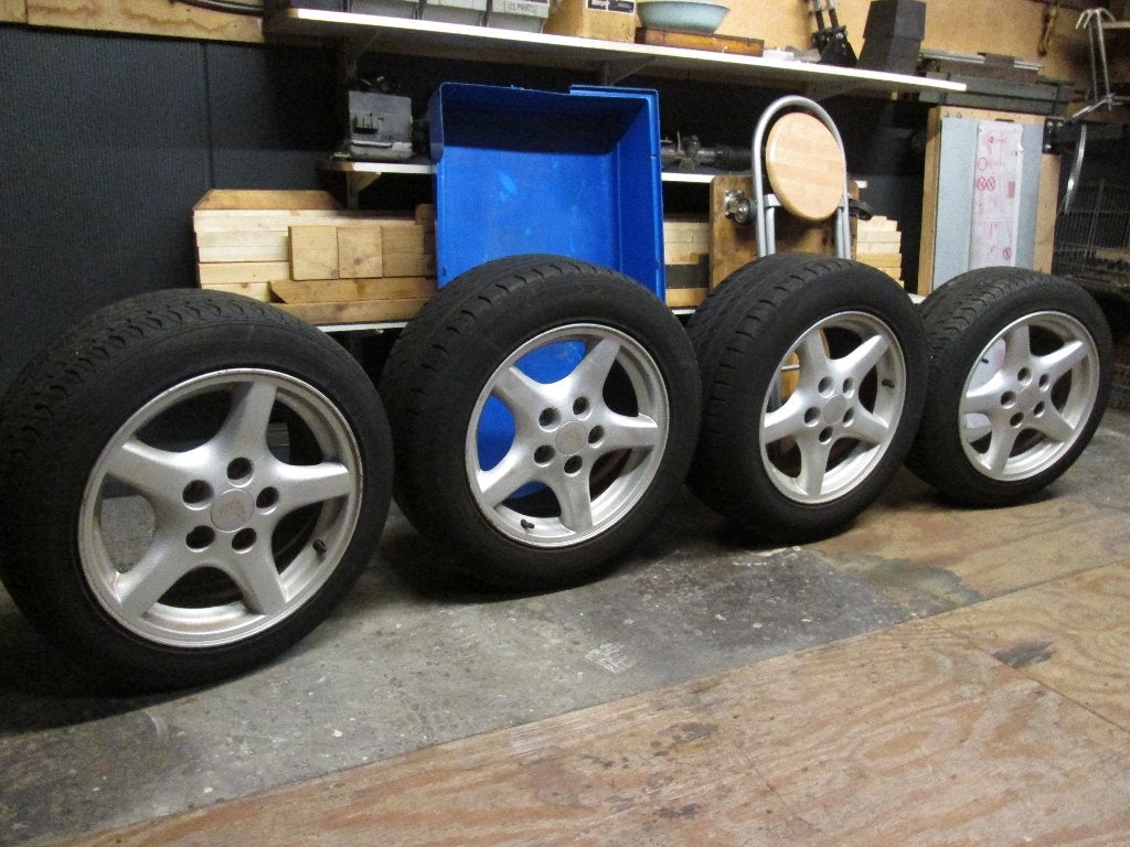 4 Velgen en Banden voor 93-2002 Firebird, Ophalen, 16 inch, Banden en Velgen, Nieuw
