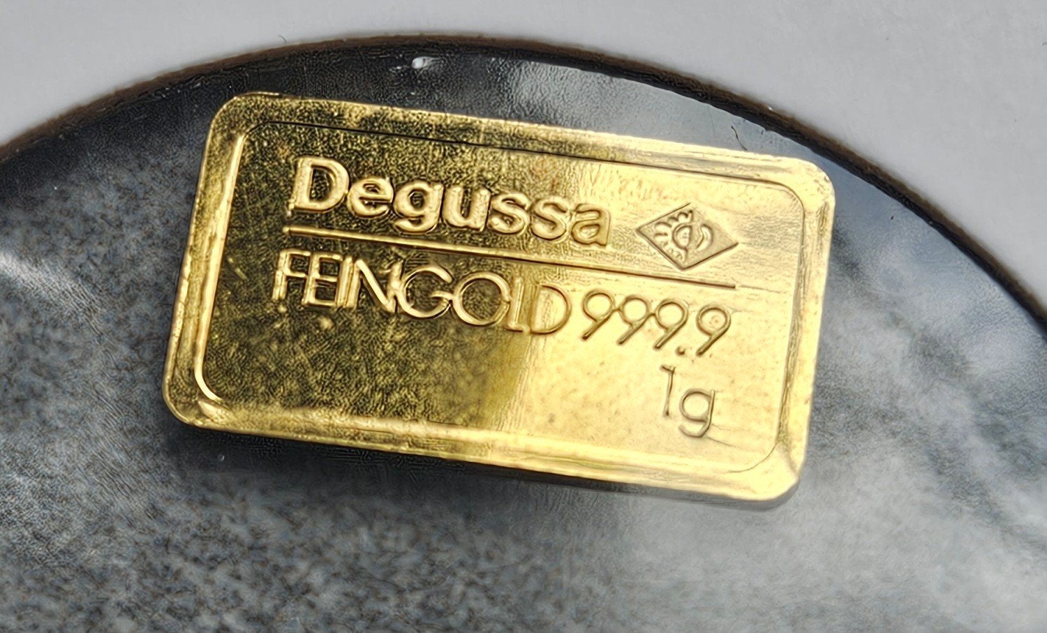 1 gram degussa goudbaar, Ophalen of Verzenden, Goud