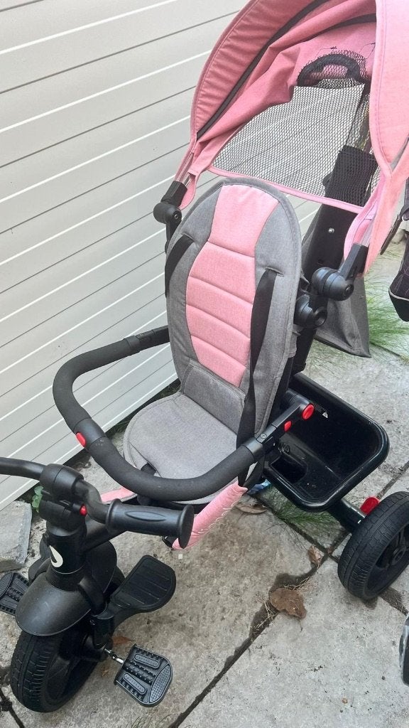 Kinderfiets, Fietsen en Brommers, Ophalen, Zo goed als nieuw, Duwstang
