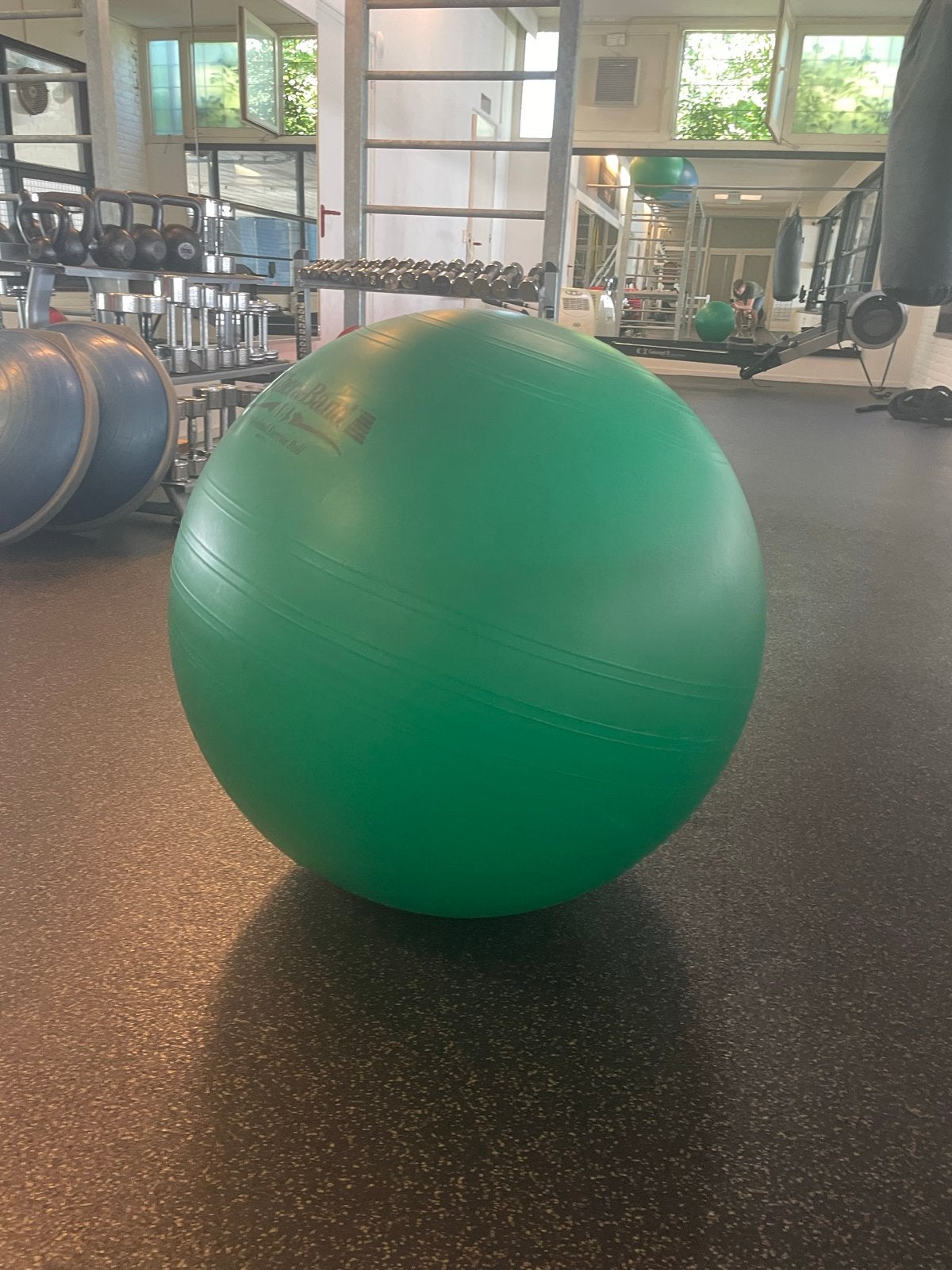 3x Groene Fitnessbal / Gymbal, Ophalen, Gebruikt, Buik, Fitnessbal