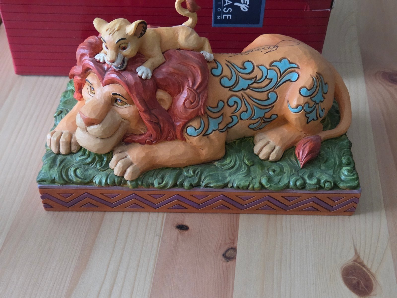Gesigneerd Jim Shore Disney Traditions – Mufasa & Simba, Ophalen of Verzenden, Leeuwenkoning of Jungle Boek, Nieuw, Beeldje of Figuurtje