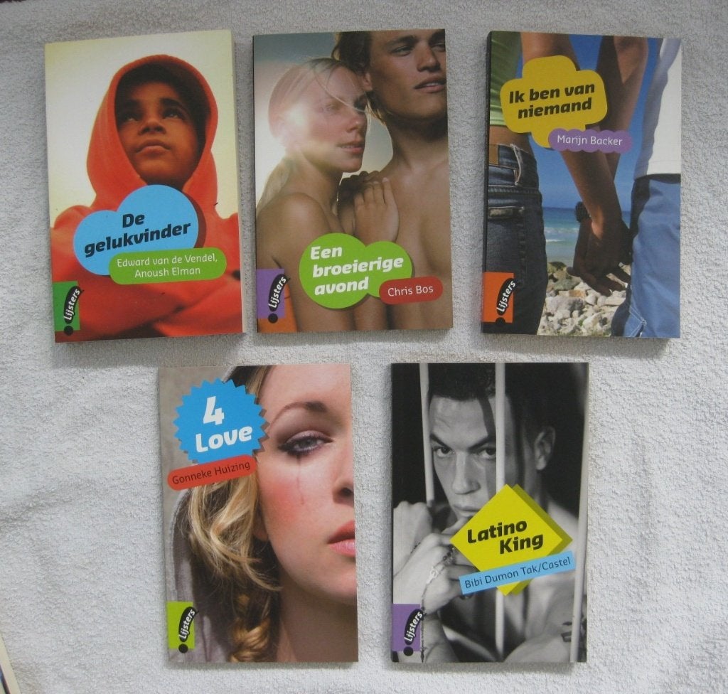 Latino King, 4Love, De Gelukvinder e.a. 5 x Jonge Lijsters, Boeken, Ophalen of Verzenden, Diverse auteurs, Nederland