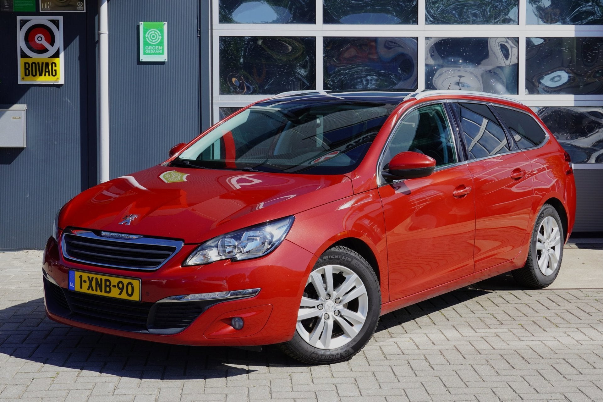 Peugeot 308 SW 1.6 BlueHDI Blue Lease Executive nav/panorama, Auto's, Voorwielaandrijving, Stof, Gebruikt, 4 cilinders