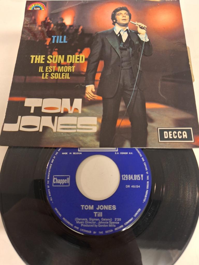Tom Jones - Till, 1971., Fotohoes, Verzenden, 1970 - 1979, 7 inch