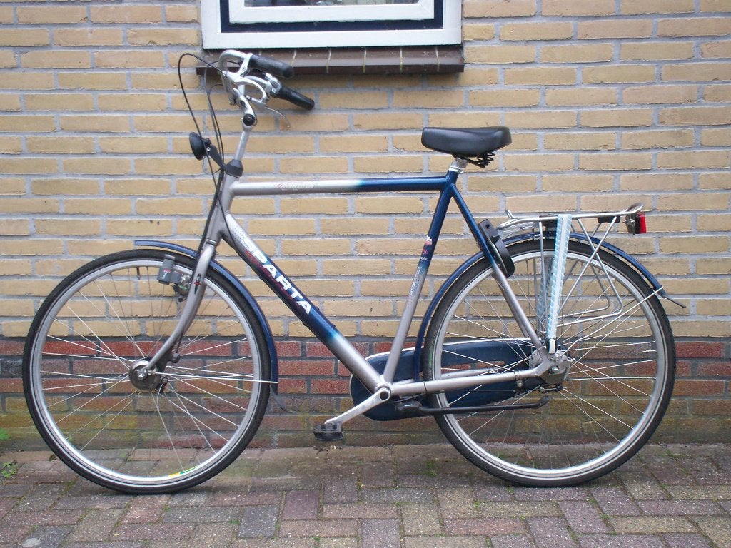 frame  hoogte   ,,66,,, Fietsen en Brommers, Fietsen | Heren | Herenfietsen, Versnellingen, Zo goed als nieuw, 65 cm of meer, Trommelrem