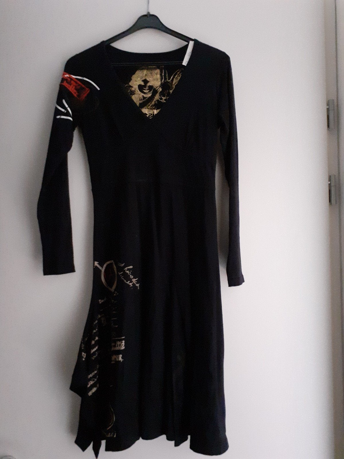 Jurk Desiqual kleur zwart maat S, Zwart, Nieuw, Ophalen of Verzenden, Onder de knie