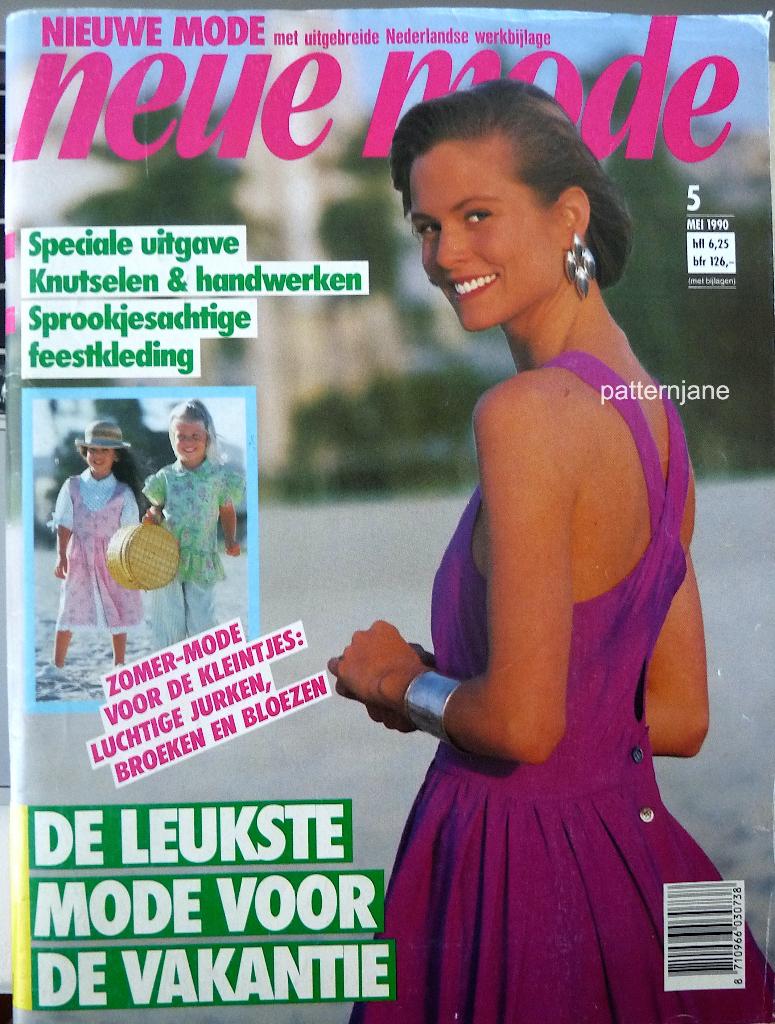 neue mode mei 1990 spec. Uitgave - als nieuw - raderbl vast, Hobby en Vrije tijd, Kledingpatronen, Zo goed als nieuw, Overige typen