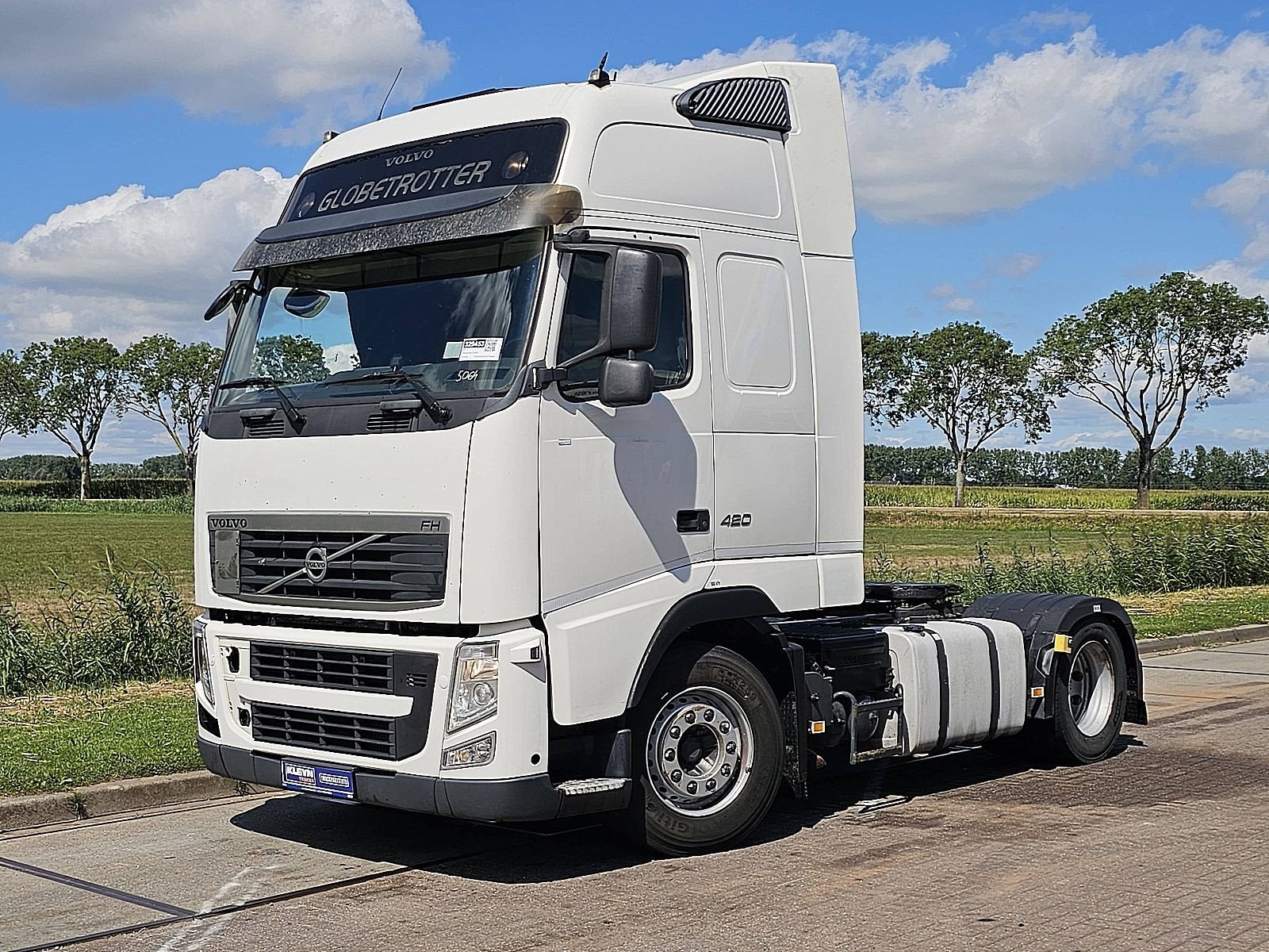 VOLVO FH 13.420 globetrotter xl, Automaat, Euro 5, Wit, Bedrijf