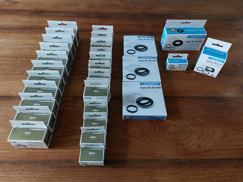 Leuchtturm Ultra en Caps XL munt capsules, Ophalen of Verzenden, Overige typen
