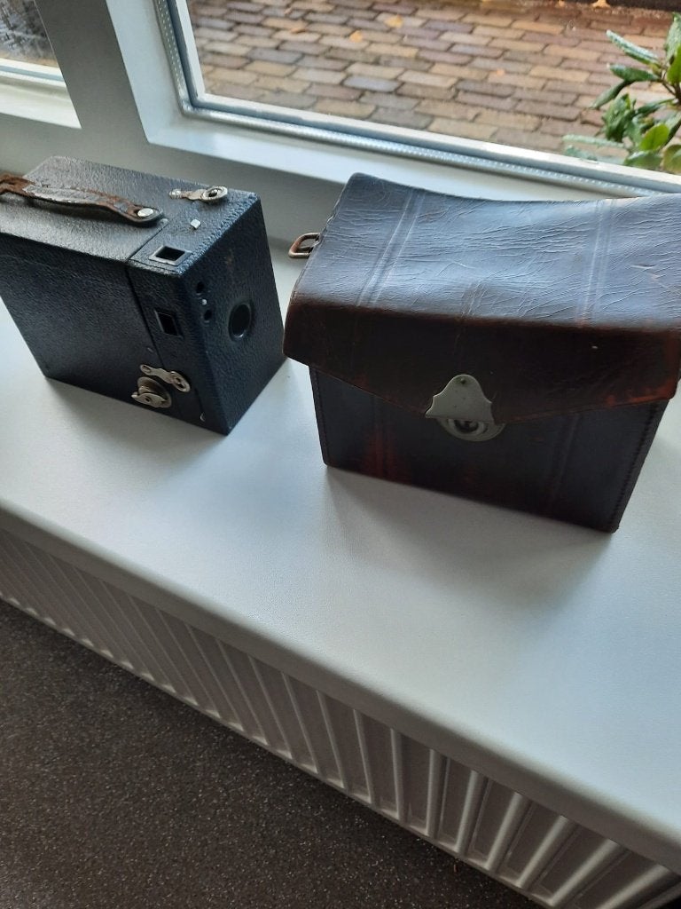 Heel oud fototoestel (Kodak Hawkeye Model B), Verzamelen, Ophalen of Verzenden, 1940 tot 1960, Fototoestel