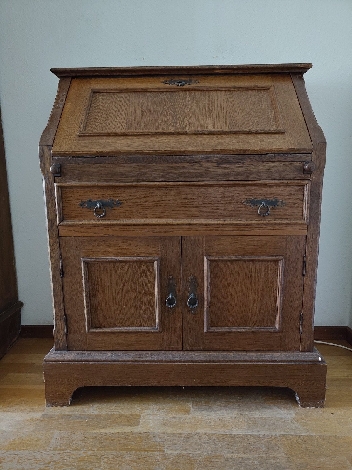 Retro bureau, jaren 70, Huis en Inrichting, Bureaus, Ophalen, Gebruikt