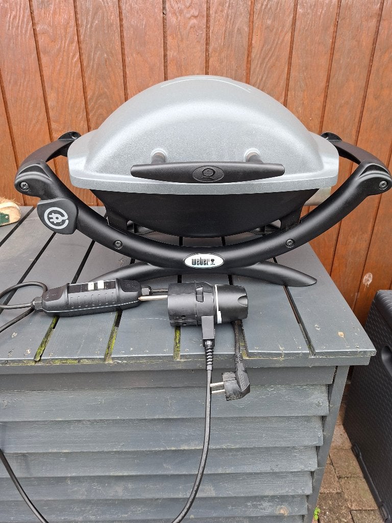 Weber Q1400 Elektrische BBQ - Zo goed als nieuw!, Ophalen, Zo goed als nieuw, Weber