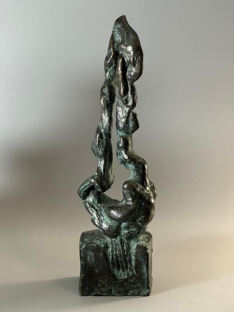 abstract bronzen beeld, Ophalen of Verzenden
