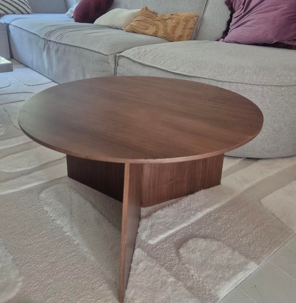 HAY Slit salontafel, walnoot, Huis en Inrichting, Tafels | Salontafels, Ophalen, Gebruikt, 50 tot 100 cm, 50 tot 100 cm