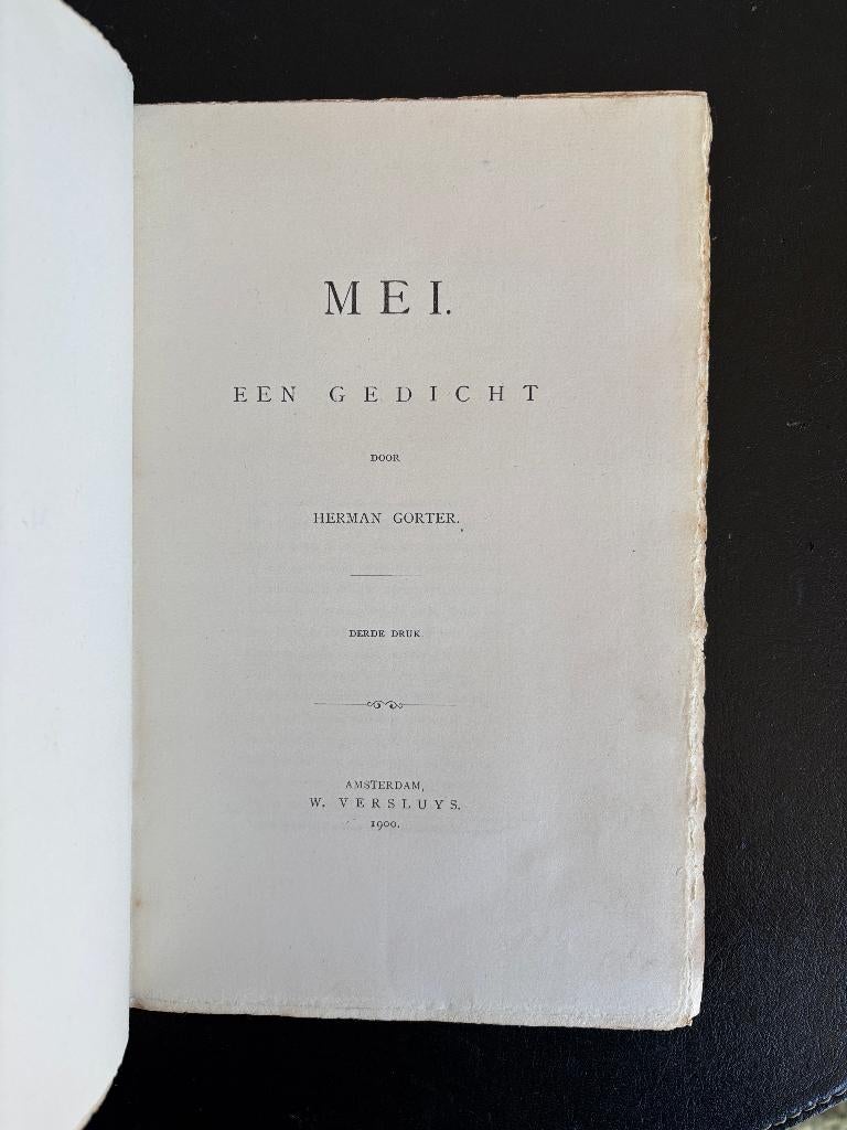 Herman Gorter - Mei - Derde druk 1900, Gelezen, Ophalen of Verzenden, Nederland, Herman Gorter