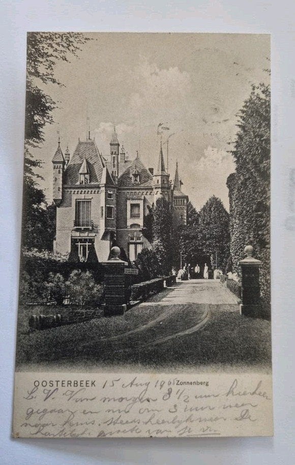 Oosterbeek - Zonnenberg (1901), Ophalen of Verzenden, Voor 1920, Gelopen, Gelderland