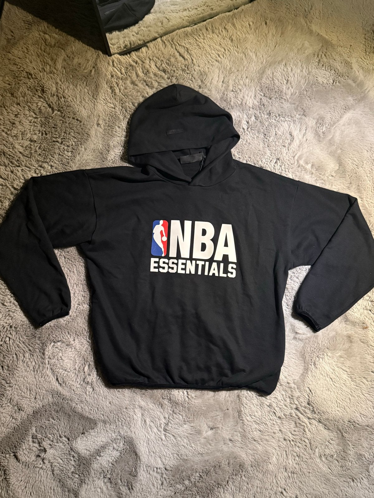 Fear of God Essentials NBA Hoodie Maat M, Verzenden, Nieuw, Maat 48/50 (M), Zwart