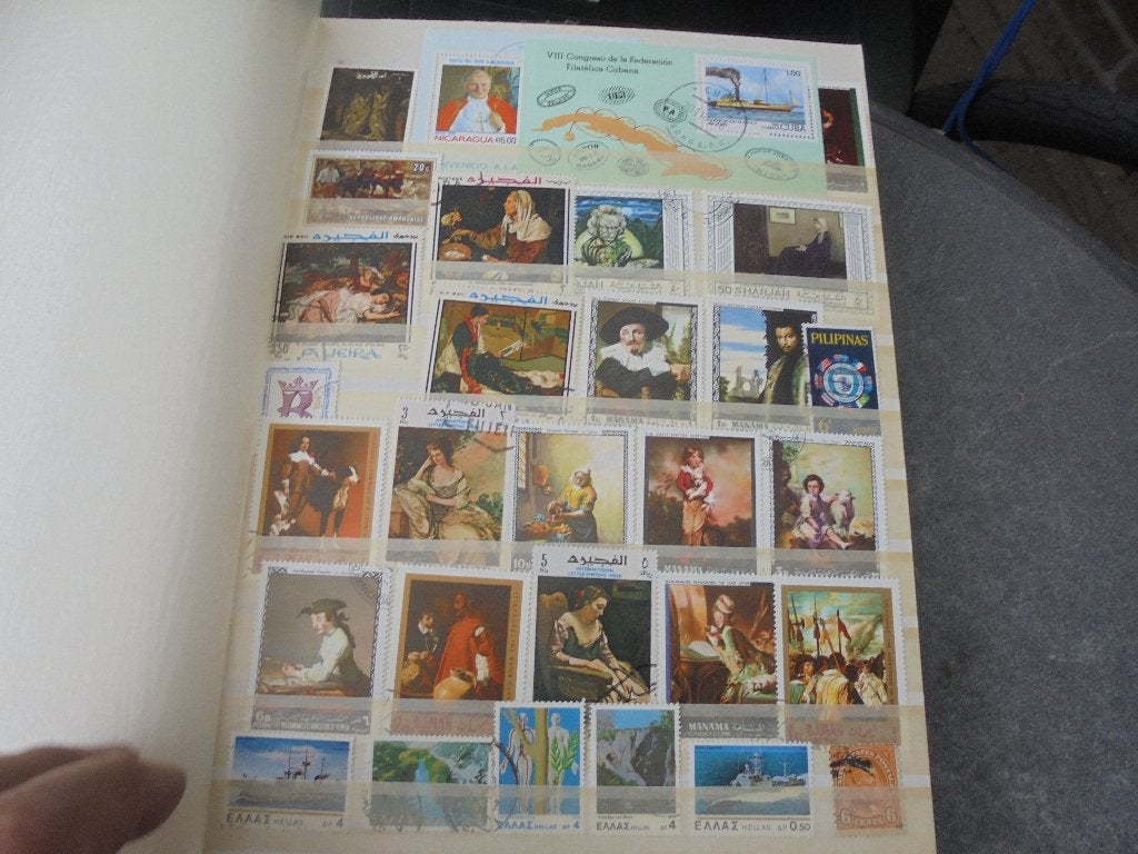 Diversen.Dik boek VOL! motief > Religie, Kunst, Schilderijen, Ophalen of Verzenden, Buitenland