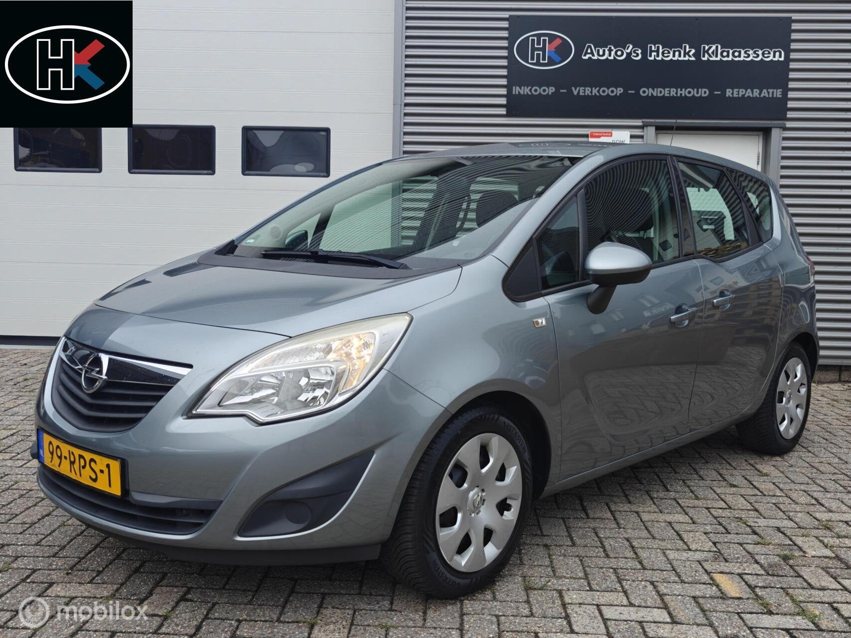Opel Meriva 1.4-16v Edition Airco Trekhaak 4-seizoen banden, Euro 5, 101 pk, 4 cilinders, Origineel Nederlands