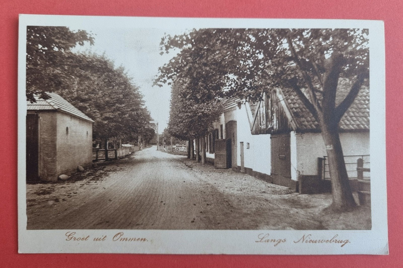 Ommen: Langs Nieuwebrug Jaren20, Verzamelen, Ophalen of Verzenden, Voor 1920, Gelopen, Overijssel