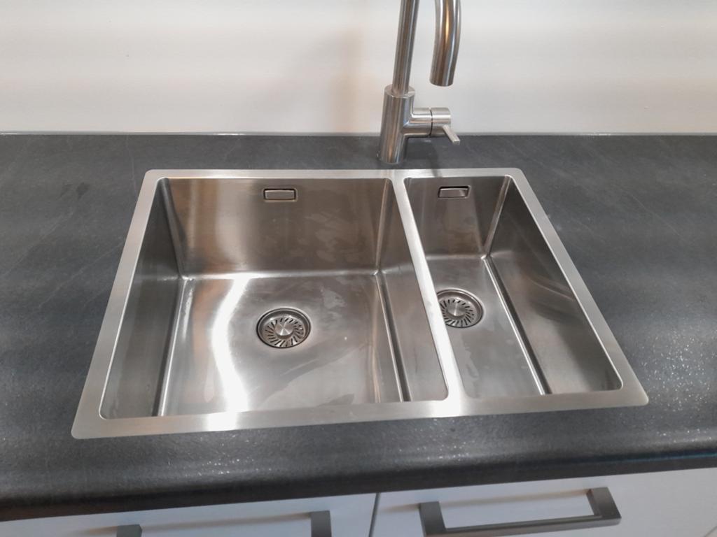 Spoelbak rvs, mengkraan rvs en 20 handgrepen, Ophalen, Minder dan 25 cm, Minder dan 50 cm, Minder dan 100 cm