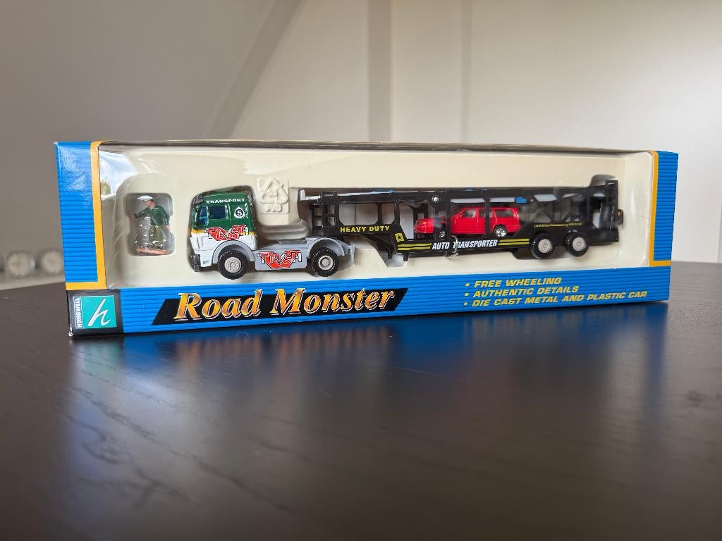 Hongwell Road Monster TACH Auto transporter - Nieuw in doos, Ophalen of Verzenden, Nieuw, Auto, Overige merken