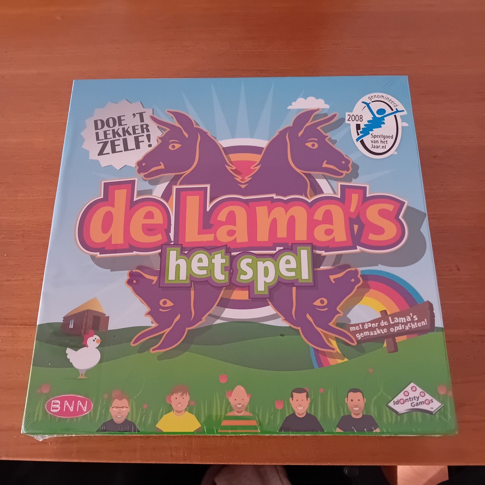 De Lama's Het Spel - Doe 't Lekker Zelf! Bordspel, Drie of vier spelers, Ophalen, Nieuw, Identity Games