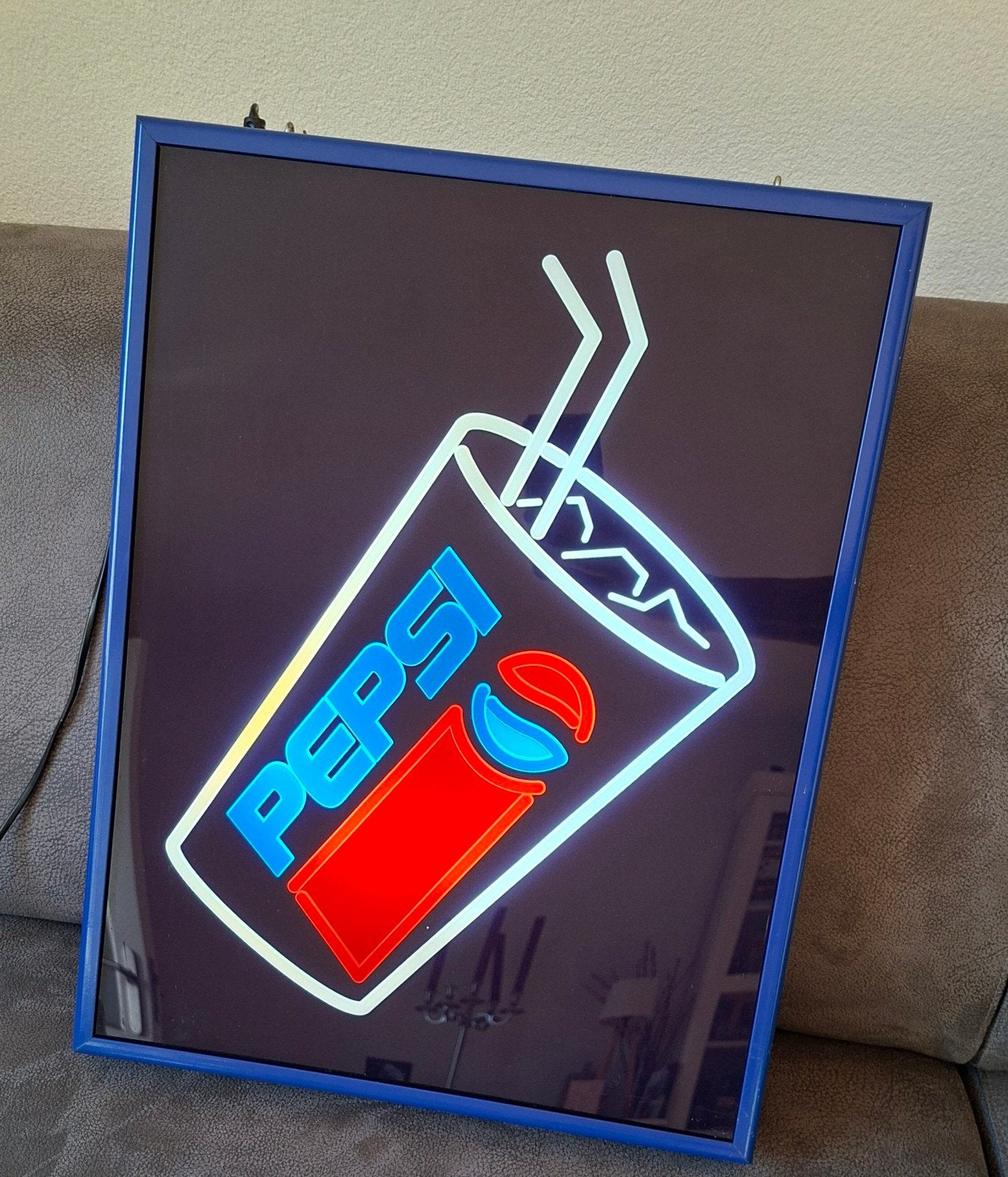 Pepsi neon lichtbak, Ophalen, Gebruikt, Lichtbak of (neon) lamp
