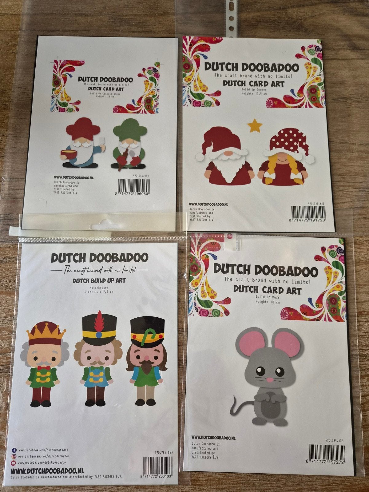 Dutch Doobadoo mallen voor kaarten en knutselwerk, Hobby en Vrije tijd, Knutselen, Gebruikt, Geschikt voor karton, Overige thema's
