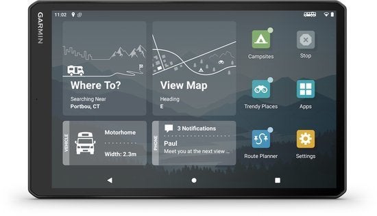 Garmin camper navigatie, Caravans en Kamperen, Ophalen, Zo goed als nieuw