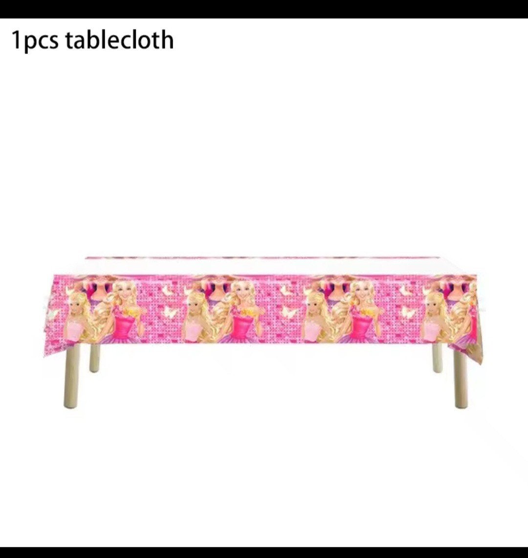 Nieuw Barbie Tafelkleed - Perfect voor Kinderfeestjes!, Ophalen, Nieuw, Roze, Kunststof