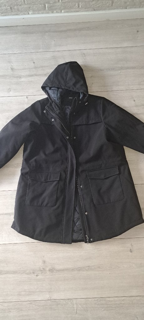 Weersomslag, tijd voor de winterjas. Grijp nu je kans, Zizzi, Zwart, Maat 46/48 (XL) of groter, Ophalen of Verzenden