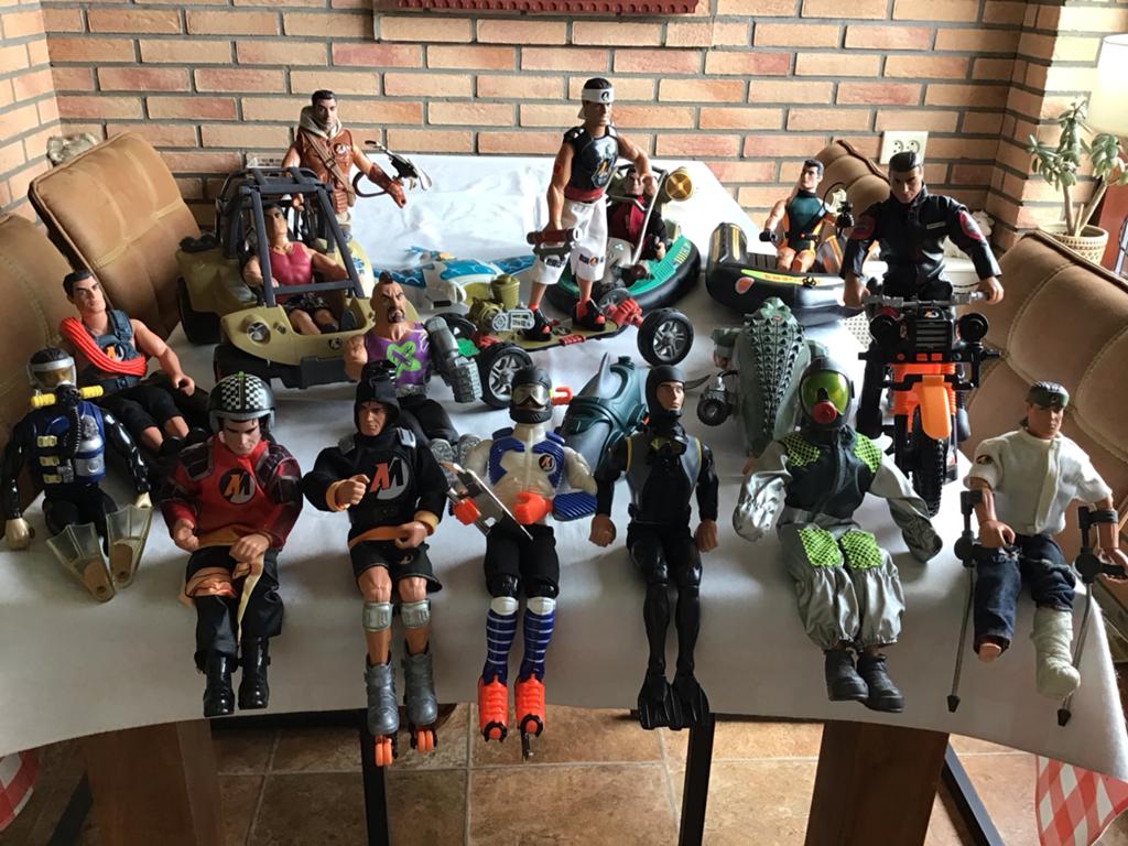 Grote partij Action Man figuren en toebehoren, Kinderen en Baby's, Speelgoed | Actiefiguren, Ophalen of Verzenden, Gebruikt