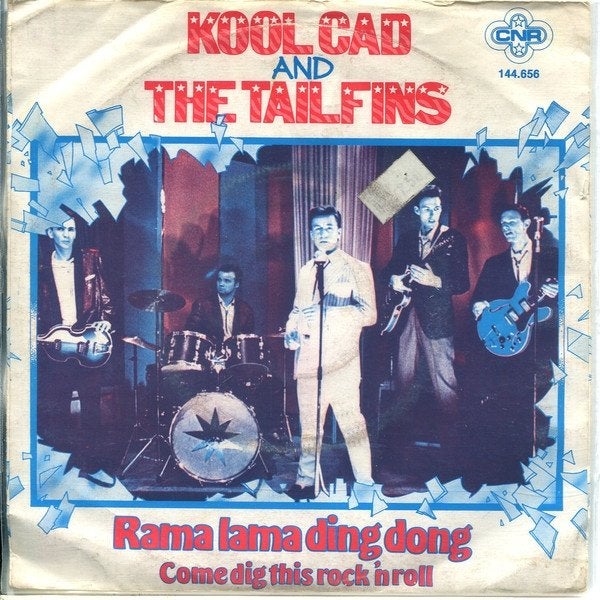 Ruil of Koop Kool Cad and the Tailfins "Rama Lama Ding Dong", Gebruikt, 7 inch, Pop, Fotohoes