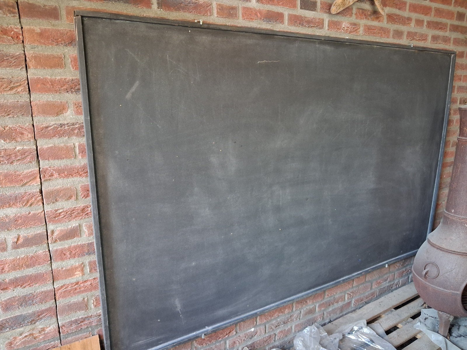 oud 'vintage' krijtbord 2m bij 1.2m, Ophalen, Gebruikt, Krijtbord