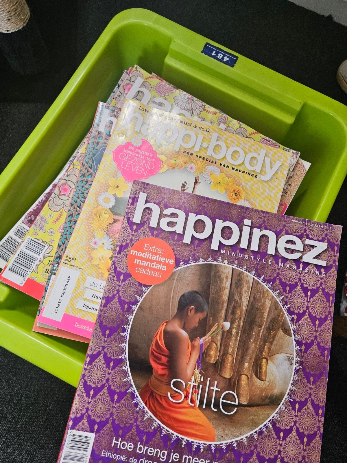 Happinez en Happi-Body tijdschriften - Mindstyle, Ophalen, Gelezen, Lichaam en Geest