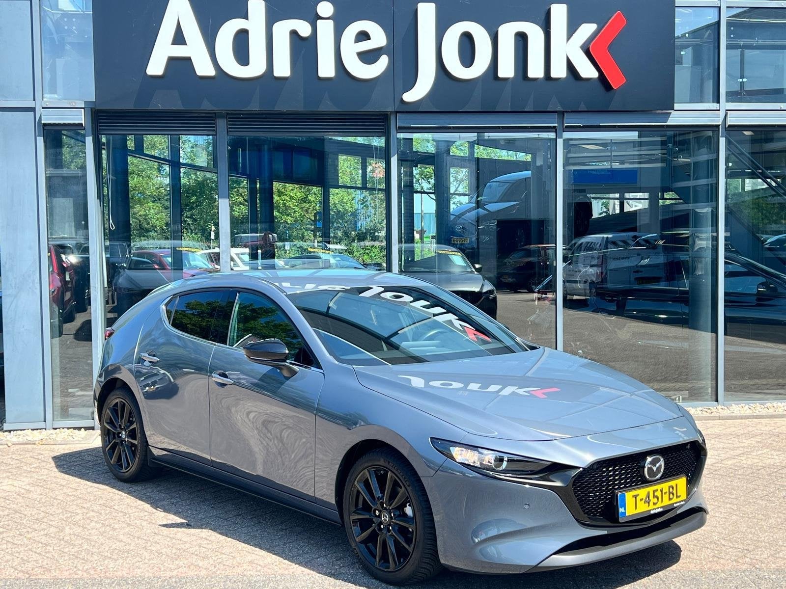 Mazda 3 2.0 e-SkyActiv-G M Hybrid 150 Homura TREKHAAK | A.CA, Auto's, Voorwielaandrijving, 1998 cc, Stof, Gebruikt
