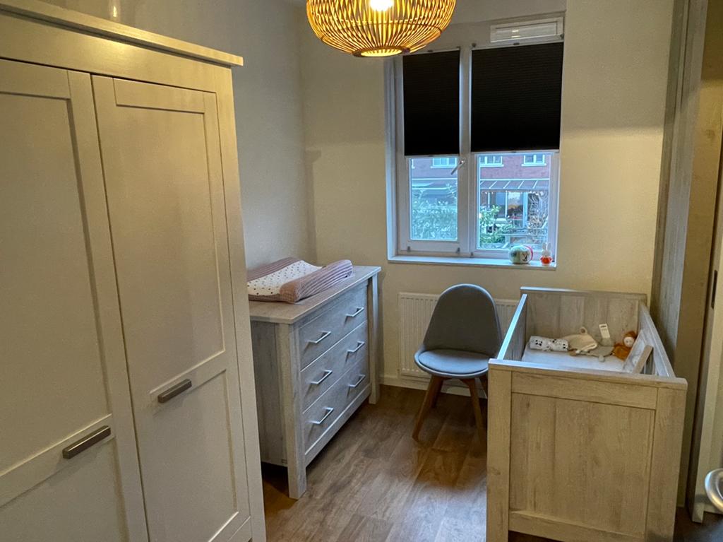 Interbaby Babykamer Set - Ledikant + Commode, Kinderen en Baby's, Kinderkamer | Complete kinderkamers, Zo goed als nieuw, Ophalen