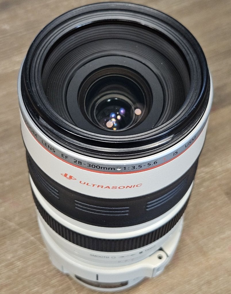 Canon EF 28-300mm L IS USM lens, meer dan 10x zoombereik!, Audio, Tv en Foto, Fotografie | Lenzen en Objectieven, Ophalen, Gebruikt
