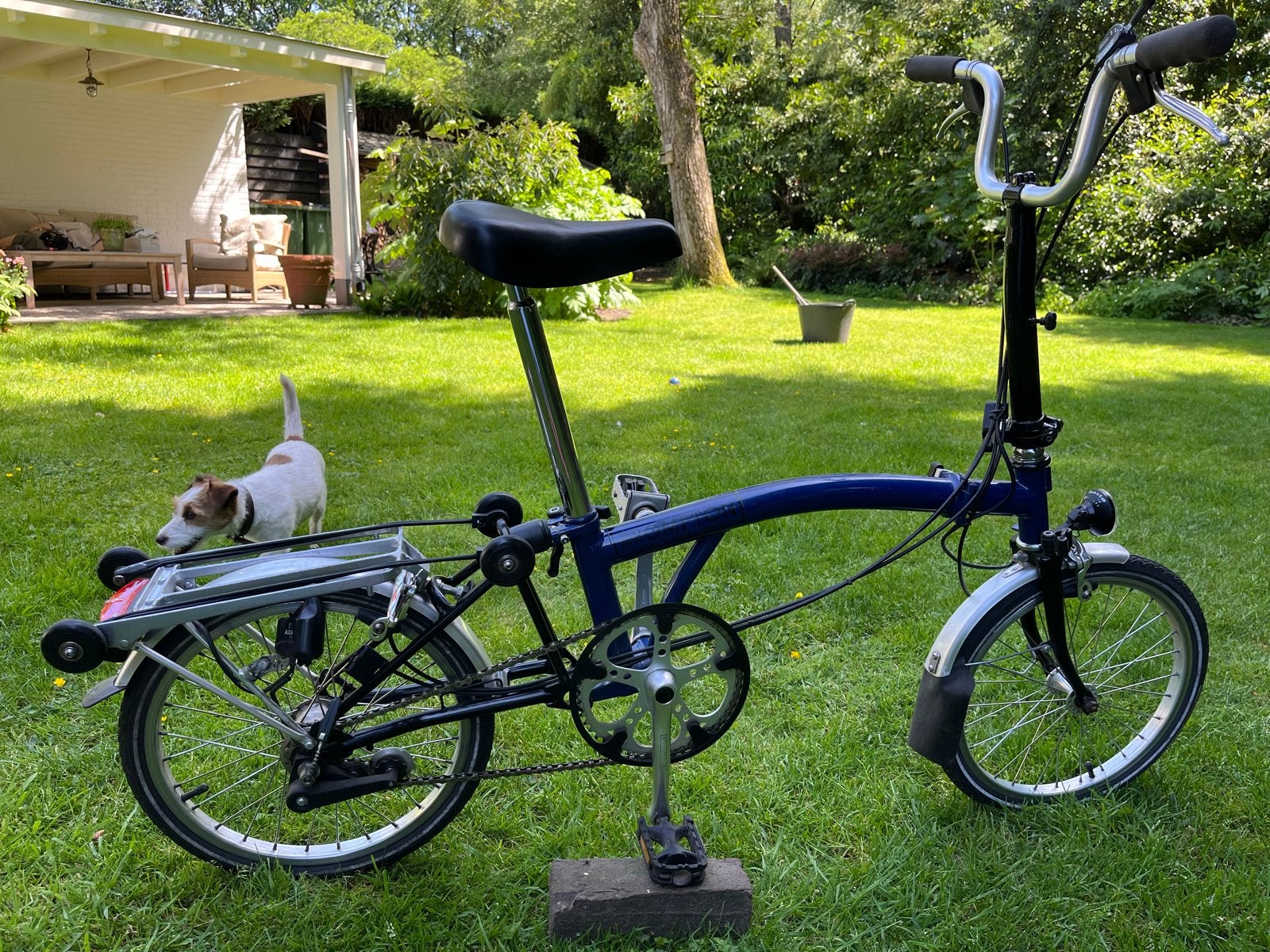 Brompton vouwfiets, origineel met 3 versnellingen (Torpedo), Fietsen en Brommers, Ophalen, Brompton, Velgrem, 16 tot 18 inch