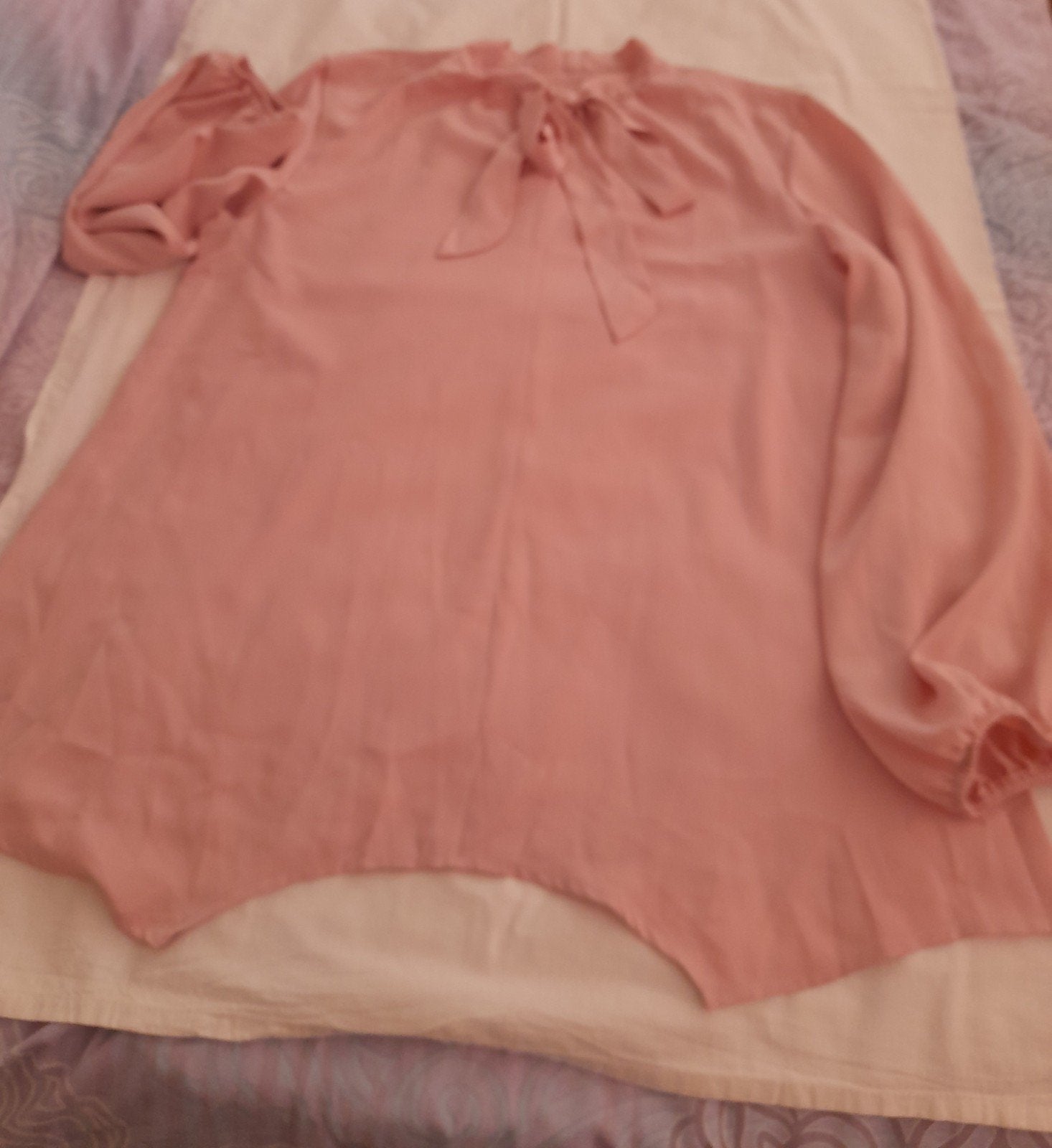Nieuwe damesbluse maat L roos, Kleding | Dames, Tops, Ophalen, Maat 42/44 (L), Nieuw, Lange mouw