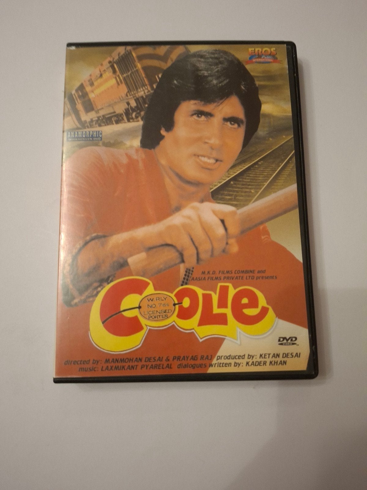 Coolie (Bollywood film) DVD - Amitabh Bachchan, Alle leeftijden, Ophalen of Verzenden, Gebruikt, Breedbeeld