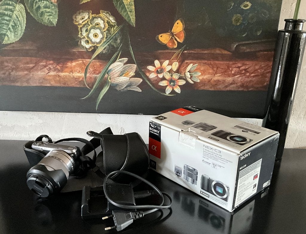Sony Nex C3K, Gebruikt, Kantelbaar/draaibaar scherm, Geheugenkaart, 16 megapixels