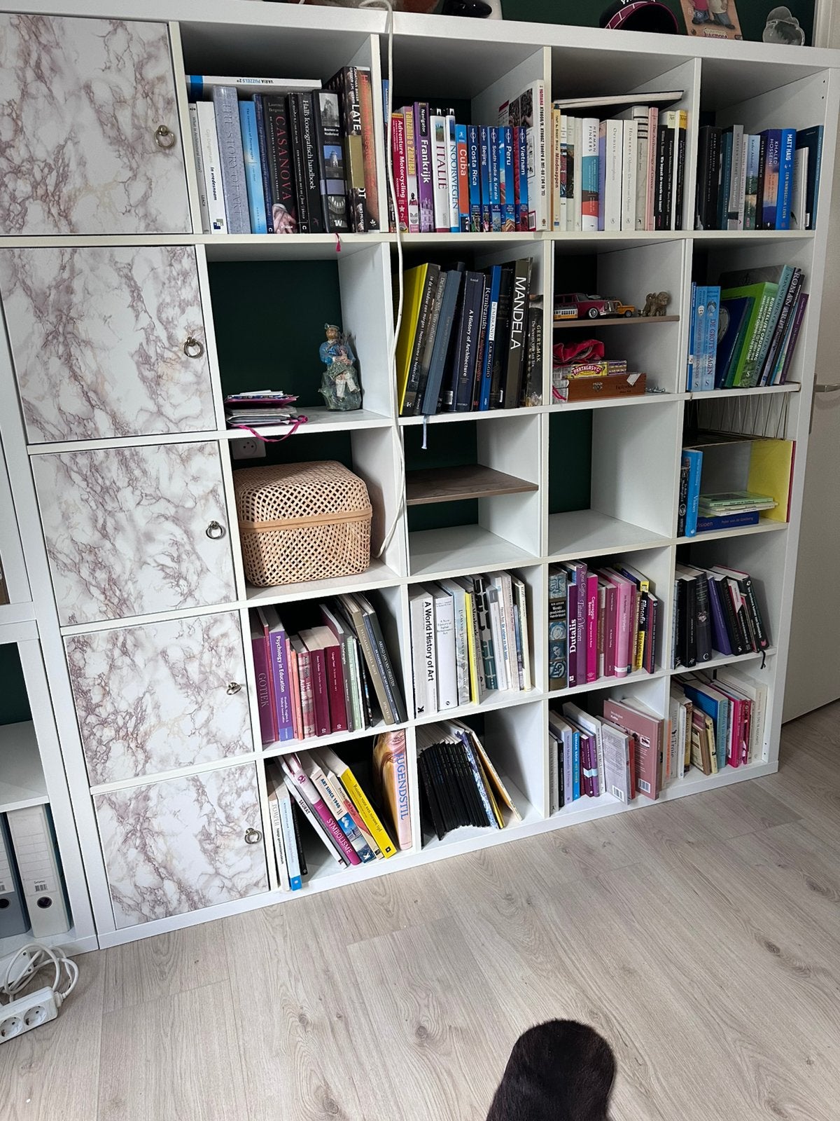 Kallax ikea open boekenkast - wit. verschillende soorten, Ophalen, Gebruikt, 150 tot 200 cm, 150 tot 200 cm