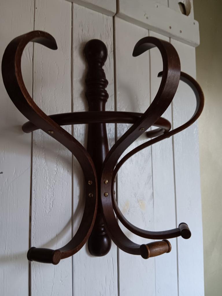 Vintage wandkapstok, Huis en Inrichting, Woonaccessoires | Kapstokken, Wandkapstok, Gebruikt, Ophalen of Verzenden, Minder dan 100 cm